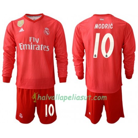 Jalkapallo Pelipaidat Real Madrid Modric 10 Lasten 3 Paita 2018-2019 Pitkähihainen